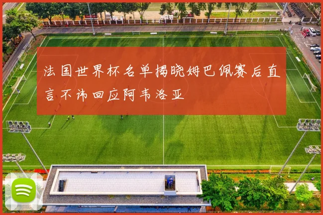 法国世界杯名单揭晓姆巴佩赛后直言不讳回应阿韦洛亚